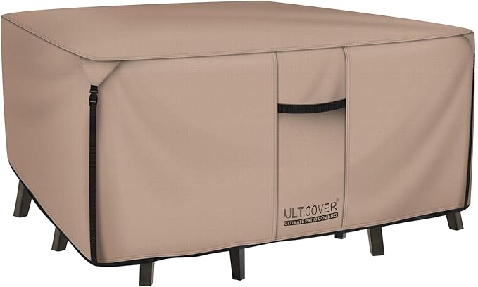 ULTCOVER Square Patio Heavy Duty Table Cover by ULTCOVER