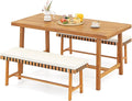 Tangkula 3 Piece Patio Dining Set by TANGKULA