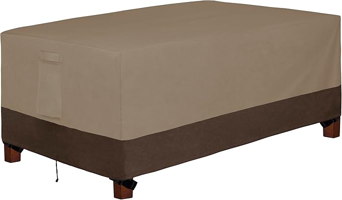 Easy-Going 600D Heavy Duty Rectangular Table Cover UV Resistant and Waterproof by Easy-Going