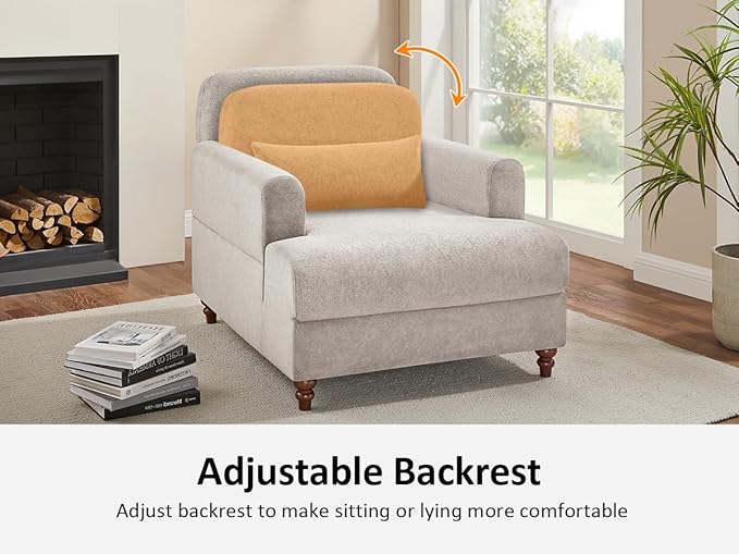 VANOMi Chaise Lounge Accent Chair Indoor - Image 4