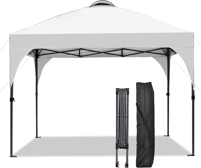 GDY 10x10 Easy Set Up Camping Canopy, Pop Up Tent by GDY