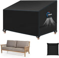 SIRUITON 2-Seat Garden Patio Sofa/Loveseat/Bench Cover 51" W x 27" D x 35" H by SIRUITON