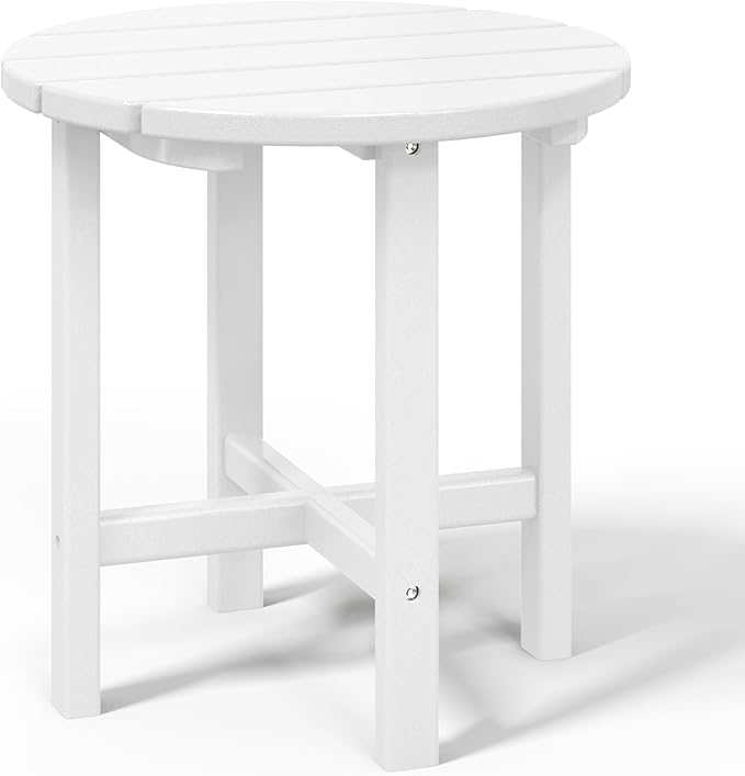 WestinTrends Dylan Adirondack Round Outdoor Side Table - Image 4