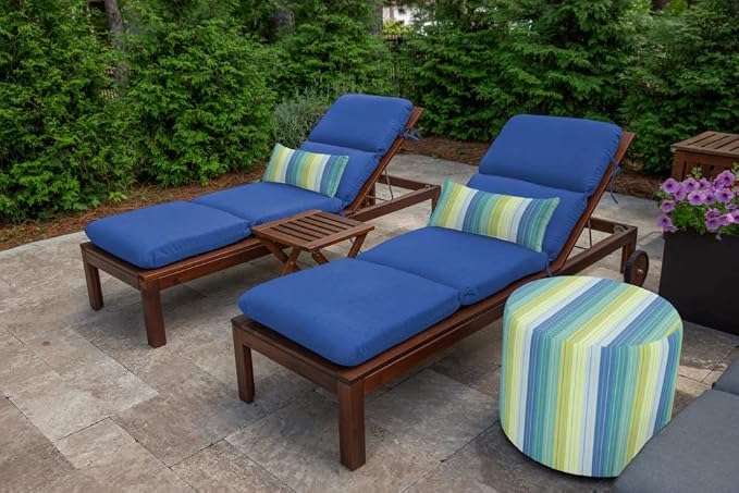 Sunbrella Patio Chaise Cushions - Image 4