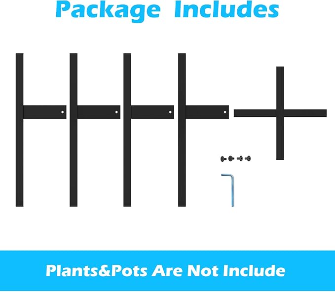 Heavy Plant Stand for 10"-16" Plant Pot Indoor Outdoor Corner, Adjustable Metal - Image 3