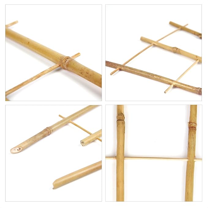 Plant Trellis Indoor, 3 Pack Bamboo Trellises, 16in Fan-Shaped Trellis - Image 8