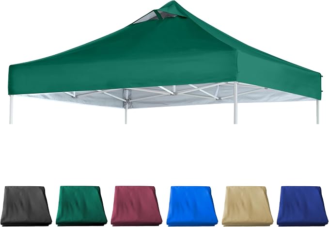 Forest Green Commercial Replacement Canopy Top by JANCANOPY