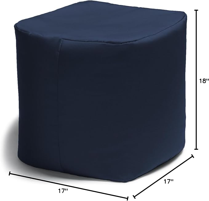 Jaxx Luckie Outdoor Patio Bean Bag Ottoman - Image 3