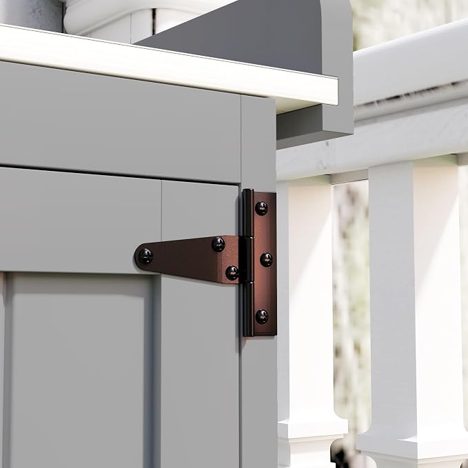 Outsunny Outdoor Storage Cabinet, Garden Tool Shed - Image 9
