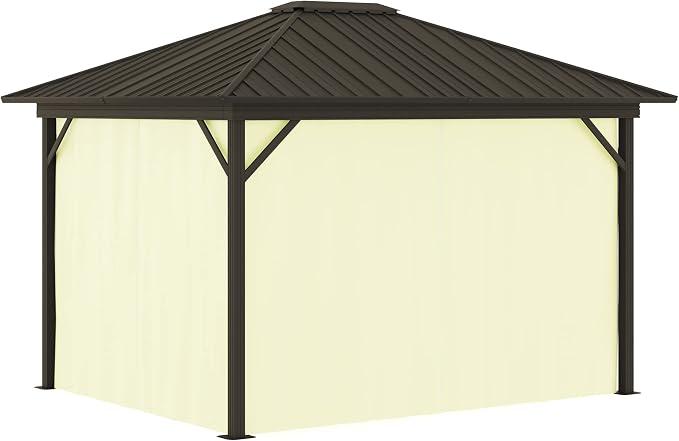 Outsunny 10' x 12' Hardtop Gazebo - Image 8