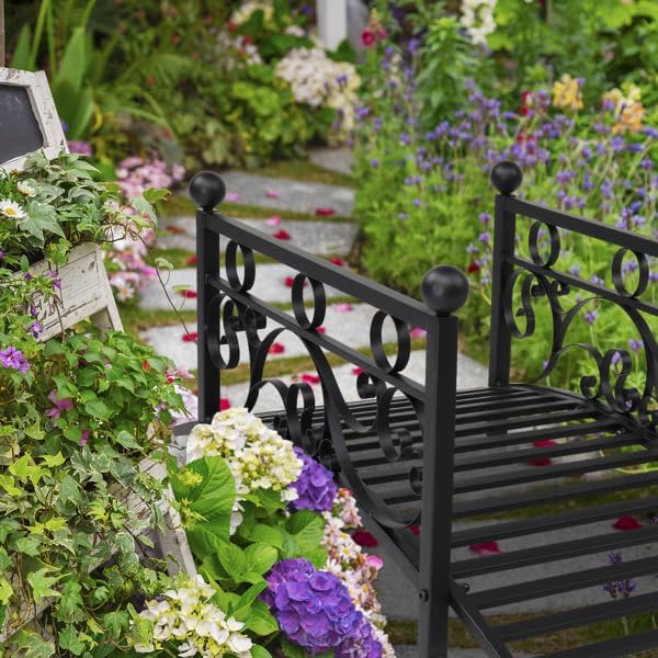 Elegant Steel Garden Bridge - Image 7