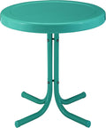Crosley Furniture Griffith Weather Resistant Retro Metal Outdoor Side Table by CrosleyFurniture
