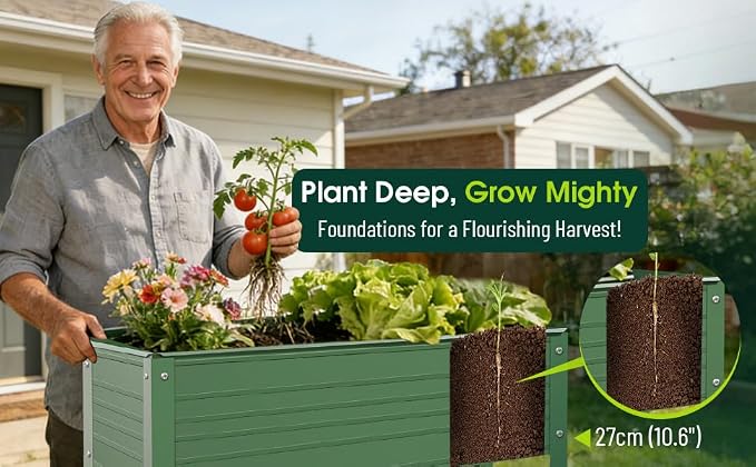 2-Pack Raised Garden Beds - Image 9