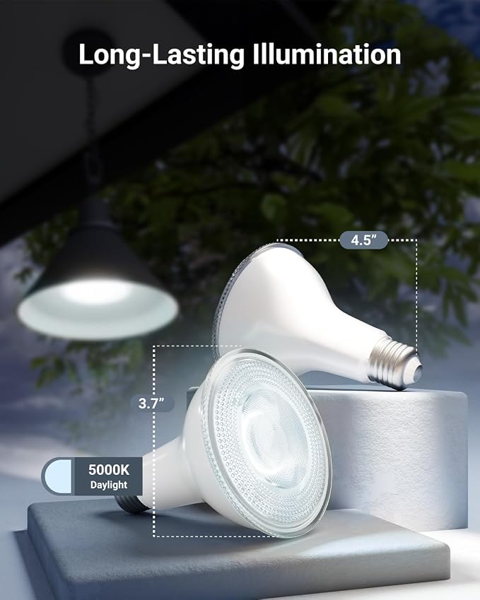Sunco 16 Pack LED PAR30 Dusk to Dawn Light Bulb - Image 3