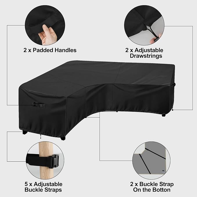 OutdoorLines Waterproof Outdoor Patio Sectional Cover - Image 5