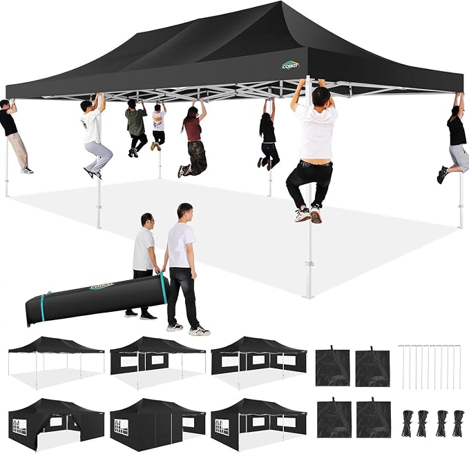COBIZI 13x26 Heavy Duty Pop Up Canopy by COBIZI