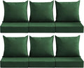 Outdoor Deep Seat Cushion Set, 24x24 Inch Water-Resistant & Fade-Resistant by MuaMelop