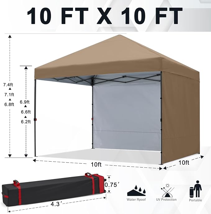 COOSHADE Pop Up Canopy Tent 10x10 - Image 5
