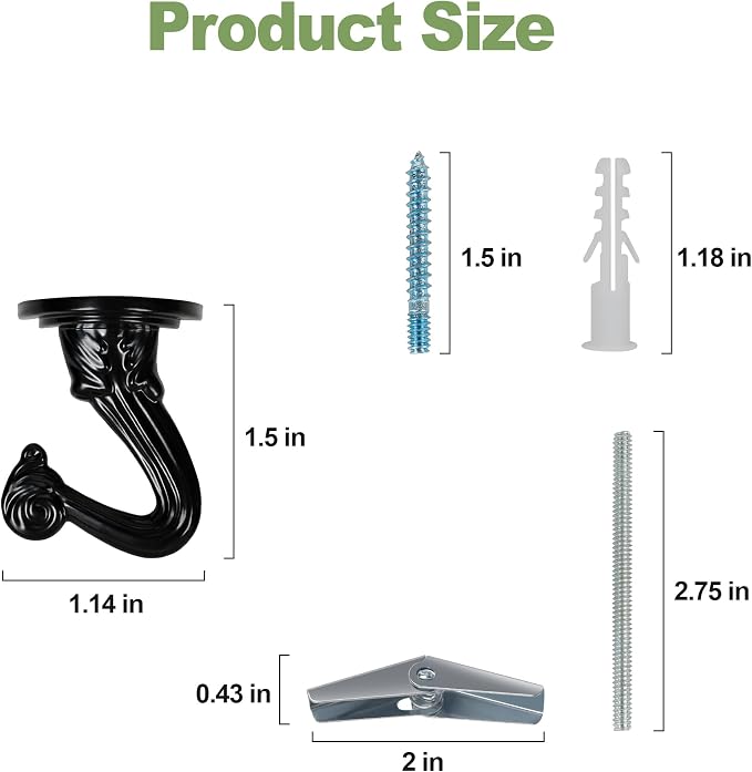 Ceiling Swag Hook Sets - Image 6
