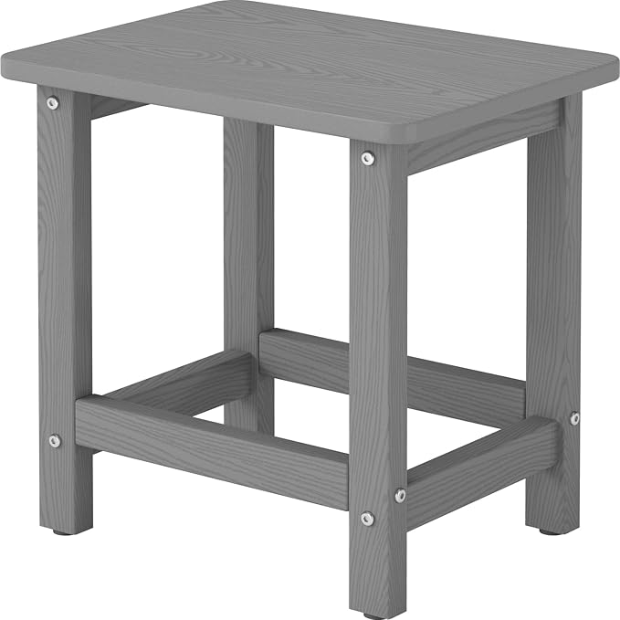 Weatherproof Outdoor Side Table, HDPE Small Outdoor Table by BIVODA