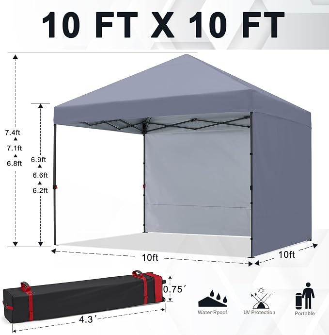 COOSHADE Pop Up Canopy Tent 10x10 - Image 6