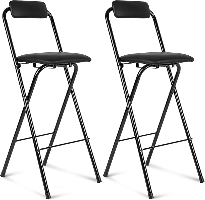 Thyle 2 Pcs Folding Bar Stool by Thyle