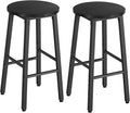 HOOBRO Bar Stools, Bar stools Set of 2, Counter Height Bar Stools, 24.8" by HOOBRO