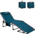 KingCamp Oversized Tanning Chair, Extra-Wide Padded Folding Chase Lounge Chairs by KingCamp