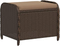 vidaXL Patio Stool with Cushion by vidaXL