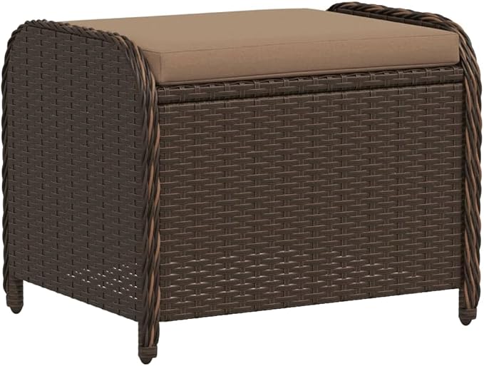 vidaXL Patio Stool with Cushion by vidaXL