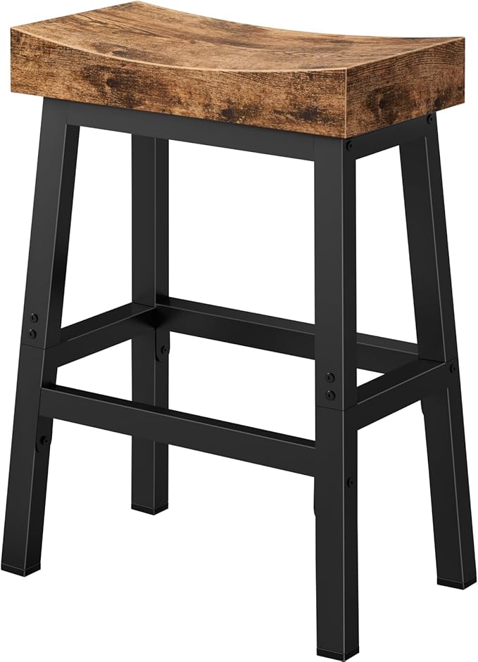 Rustic Bar Stools, 24 Inch Barstools, Counter Height Stools by Unknown