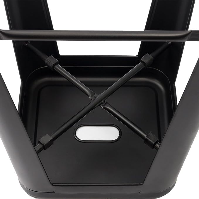 Devoko Metal Bar Stools 30" Indoor Outdoor Stackable Barstools Modern Style - Image 7
