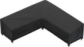 iBirdie Outdoor Sectional Cover fit 112" x 112", Waterproof Weatherproof 600D by iBirdie
