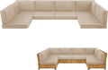 14-Piece Patio Furniture Cushions Set, Replacement Outdoor Cushions by MuaMelop