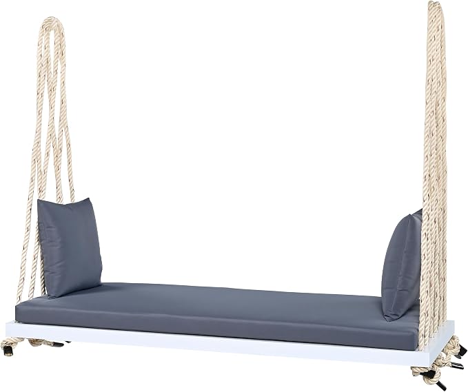 SOFTSEA 2-Person Patio Swing Bench - Image 7