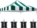 Eurmax USA New 10x10 Pop Up Canopy Replacement Canopy Tent Top Cover, Instant by Eurmax