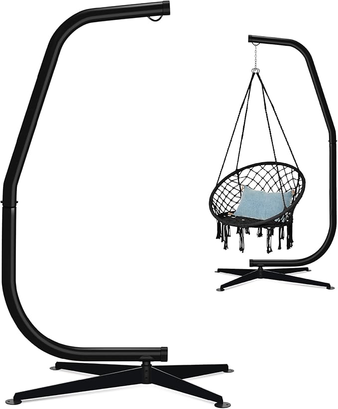 Best Choice Products Metal Hanging Hammock C-Stand by BestChoiceProducts