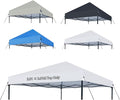 Joramoy 10×10 Canopy Replacement Top Only, Waterproof Pop Up Canopy Tent Top by Home
