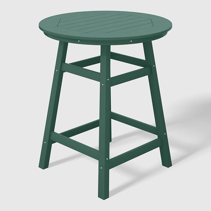 WestinTrends Malibu 5-Piece HDPE Outdoor Patio Dining Bar Bistro Table Set - Image 5
