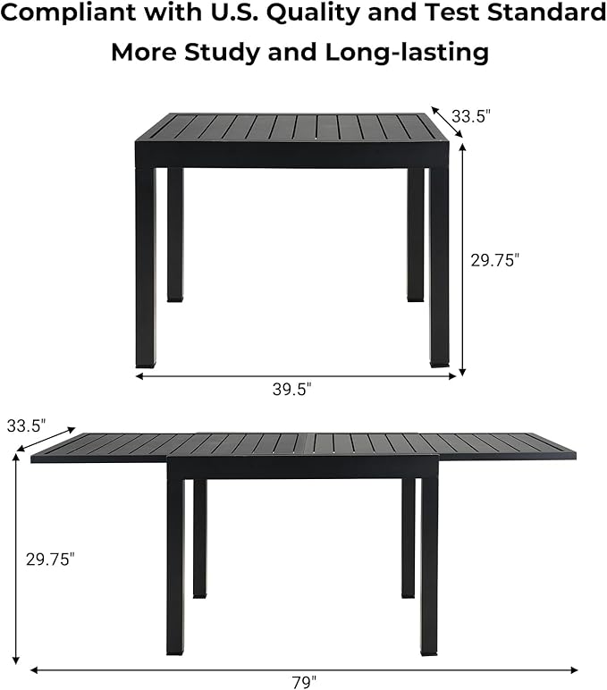 Grand patio 7-Piece Outdoor Dining Set - Image 2
