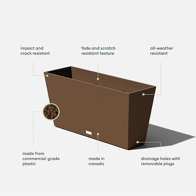 Veradek Pure Series Midori Trough Planter - Image 3
