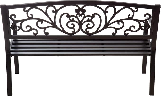 Evergreen Garden Weatherproof Outdoor Bench Blooming Garden | Holds Up to 300 - Image 4