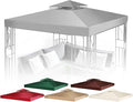 Flexzion Gazebo Cover Replacement Canopy Top 12x12 Ft by Flexzion