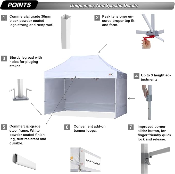 ABCCANOPY Easy Pop Up Canopy Tent - Image 2