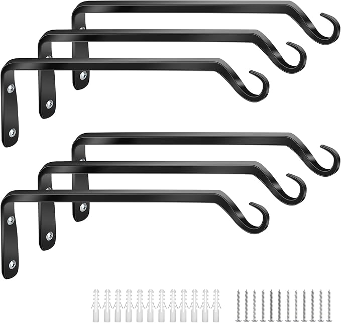Worth Garden 6-Pack 10" Plant Hanger Bracket by WORTH