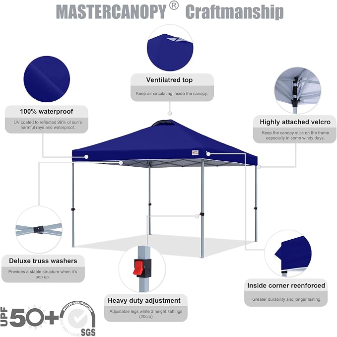 MASTERCANOPY Durable Pop-up Canopy Tent - Image 3