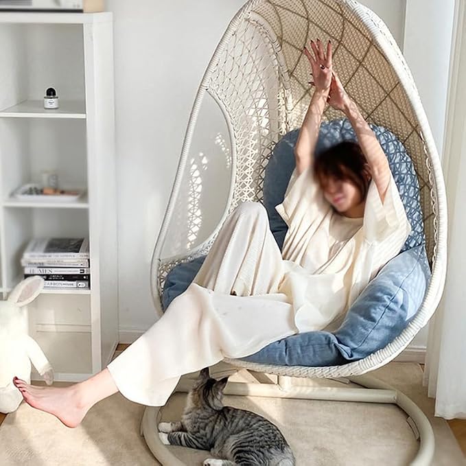 Swing Egg Chair Cushion Thickened Hanging Basket Seat Cushion Washable Hammock - Image 5