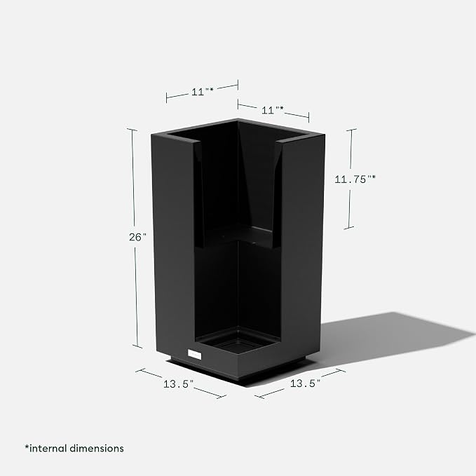 Veradek Block Series Pedestal Planter - Image 3