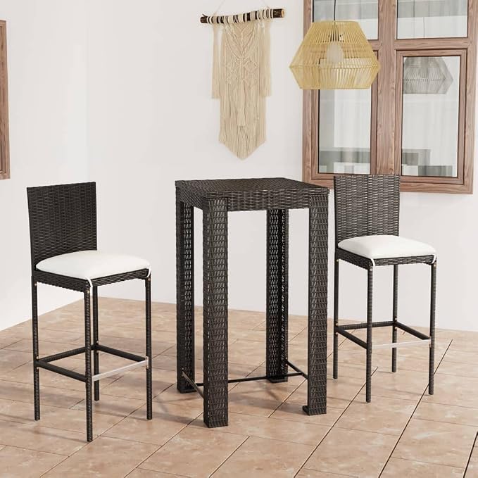 vidaXL Patio Bar Set - Image 2