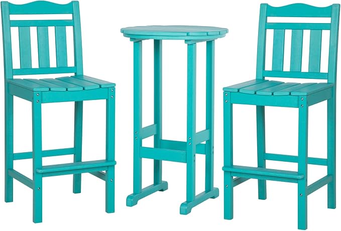 nalone Outdoor Adirondack Chairs and Table Set by NALONE